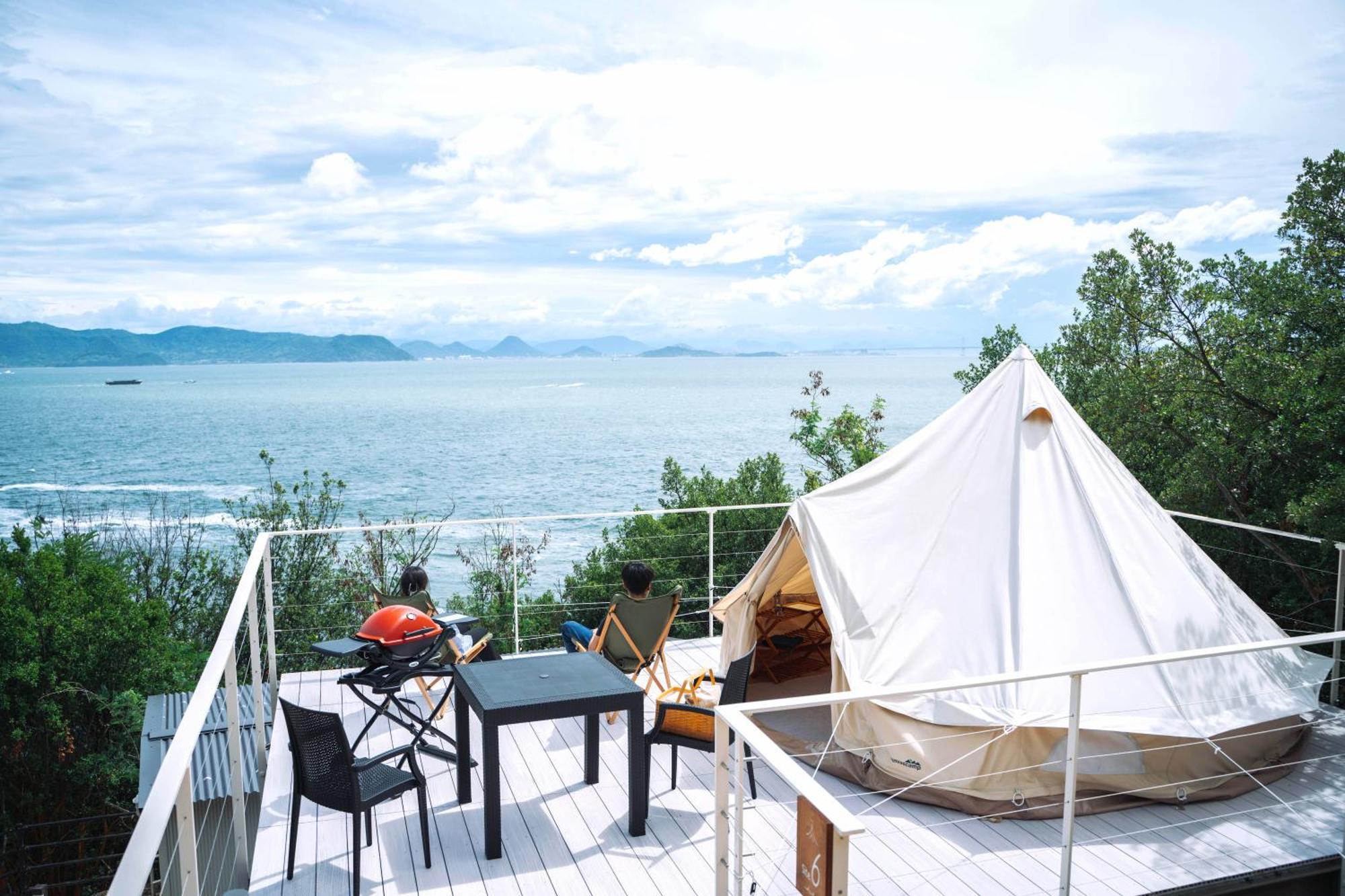 てんとうみ 渋川海岸グランピング Tentoumi Shibukawa Beach Glamping Tamana Kültér fotó